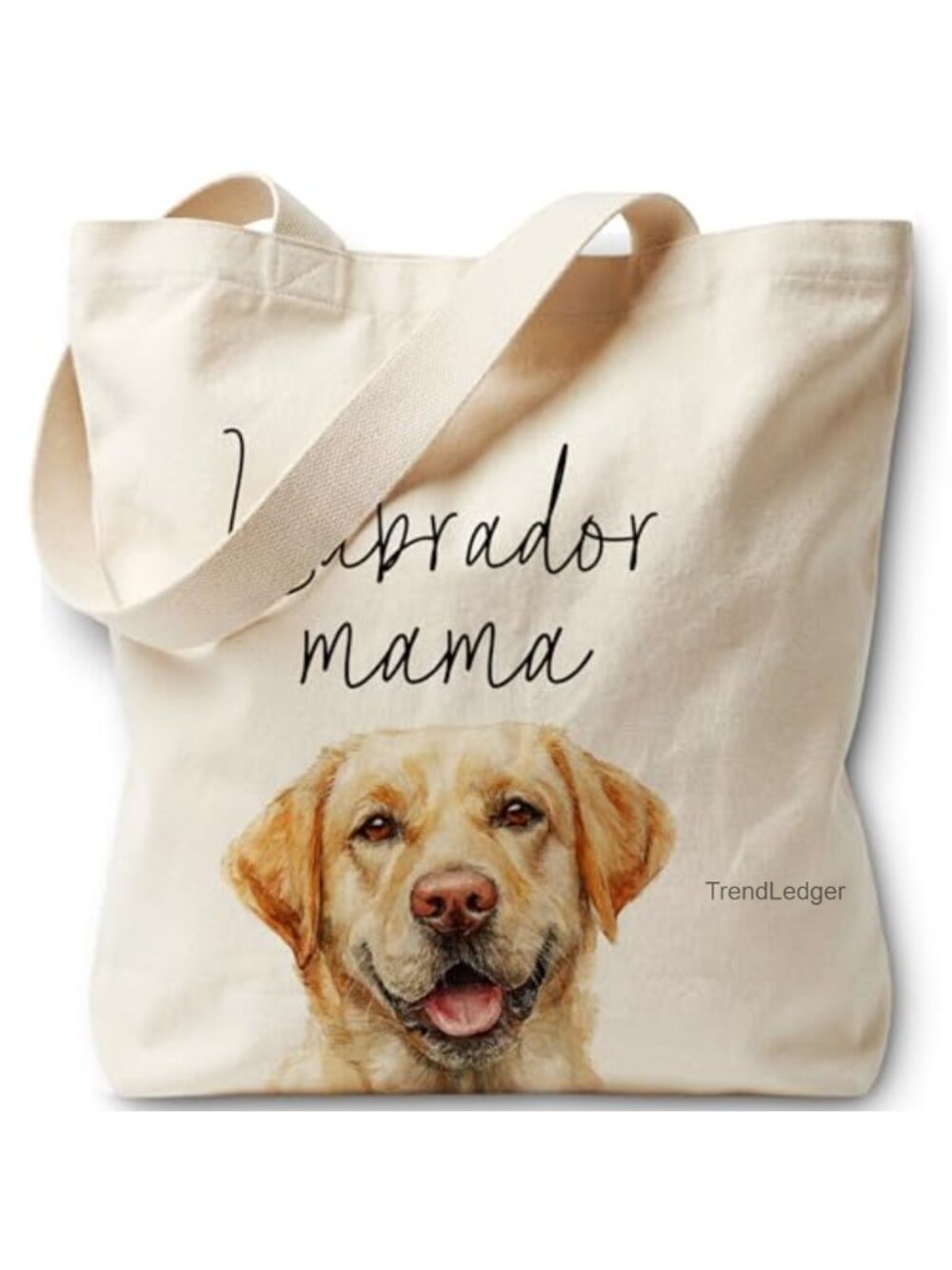 Canvas Tote Bag for Women Reusable Shopping Beach Bag Dog Mama